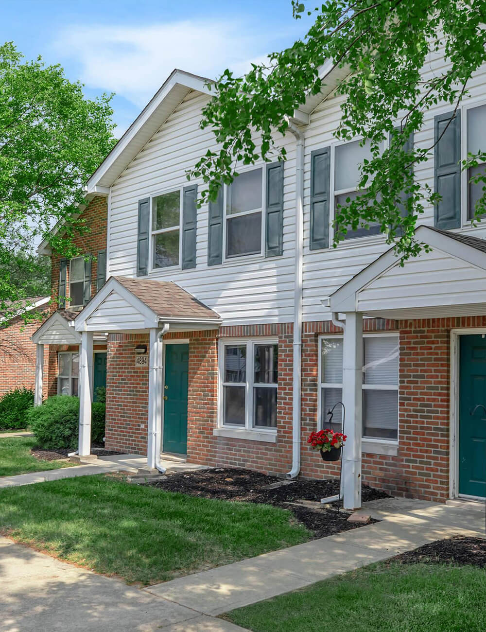 Apartment building exterior